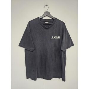 Atari Hanes Heavyweight Shirt Mens XL Black Video Game Graphic Tee T-Shirt Retro